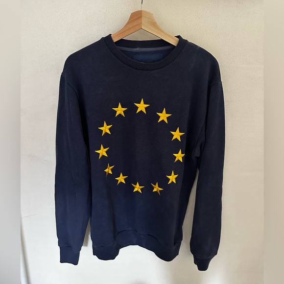 Navy etudes sweatshirt - Picture 1 of 3